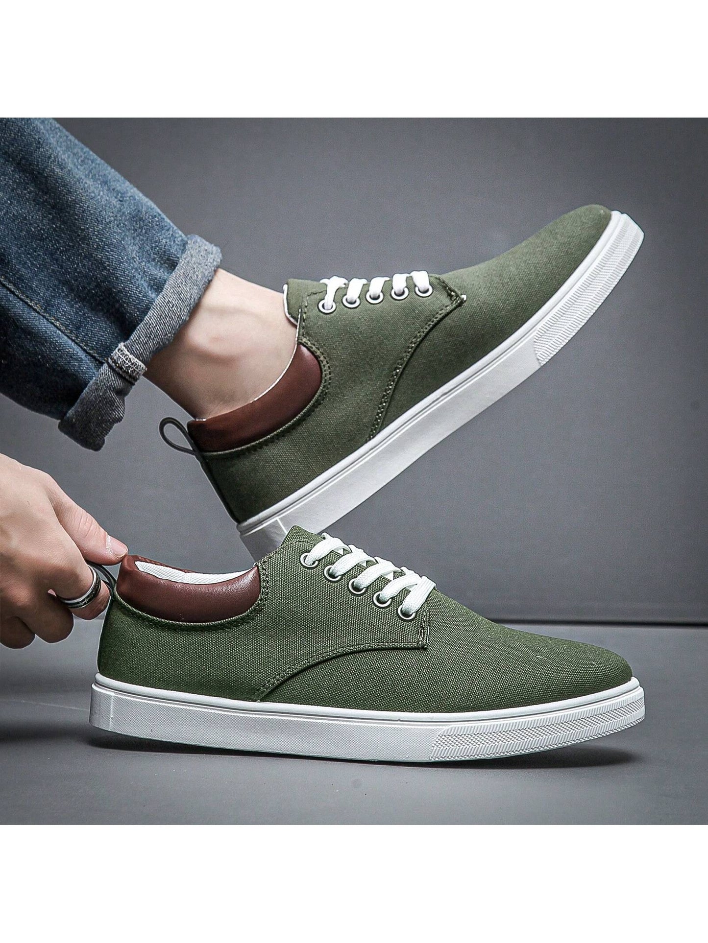 Versatile Men's Slip-On Casual Athletic Shoes