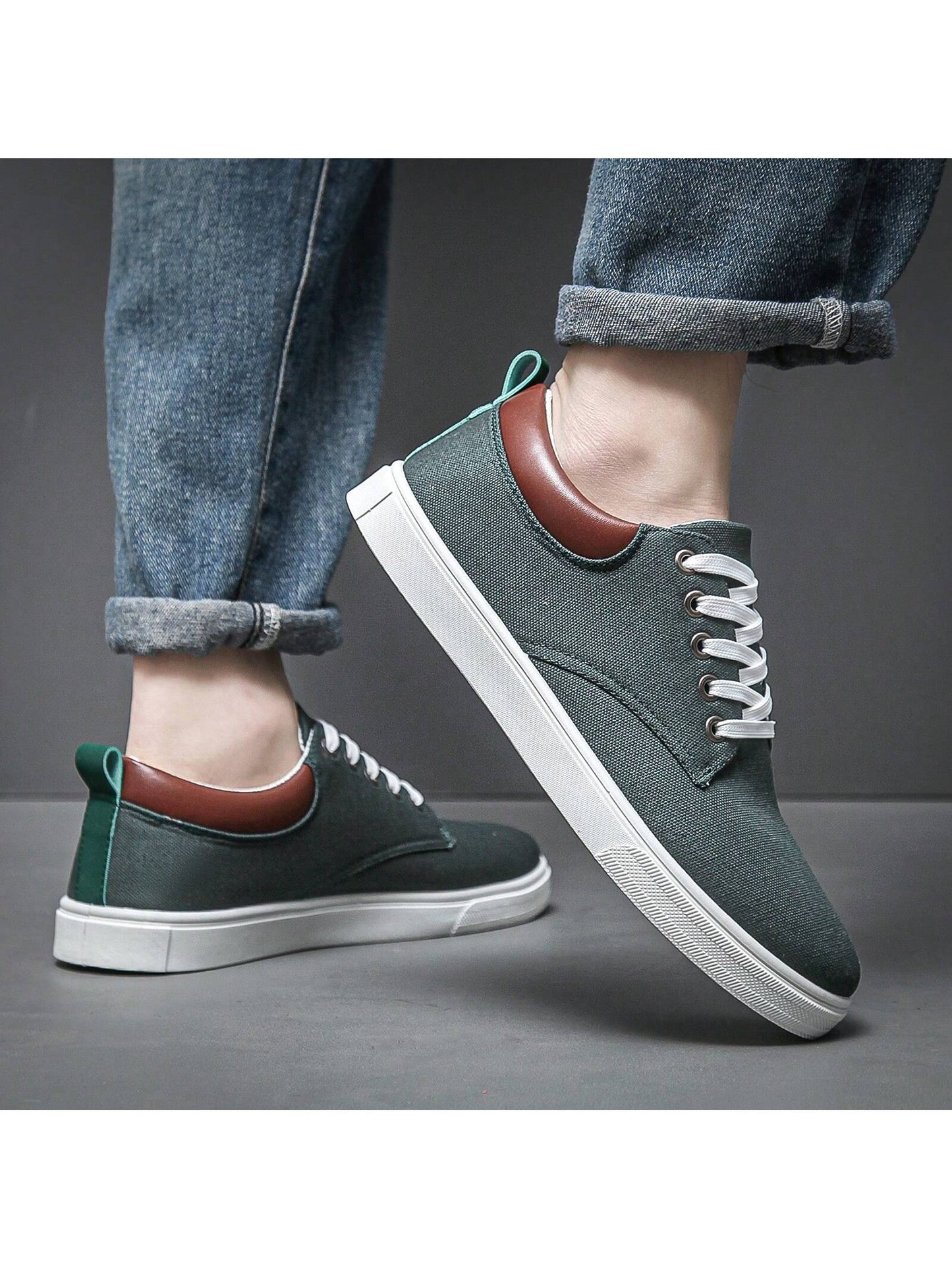 Versatile Men's Slip-On Casual Athletic Shoes