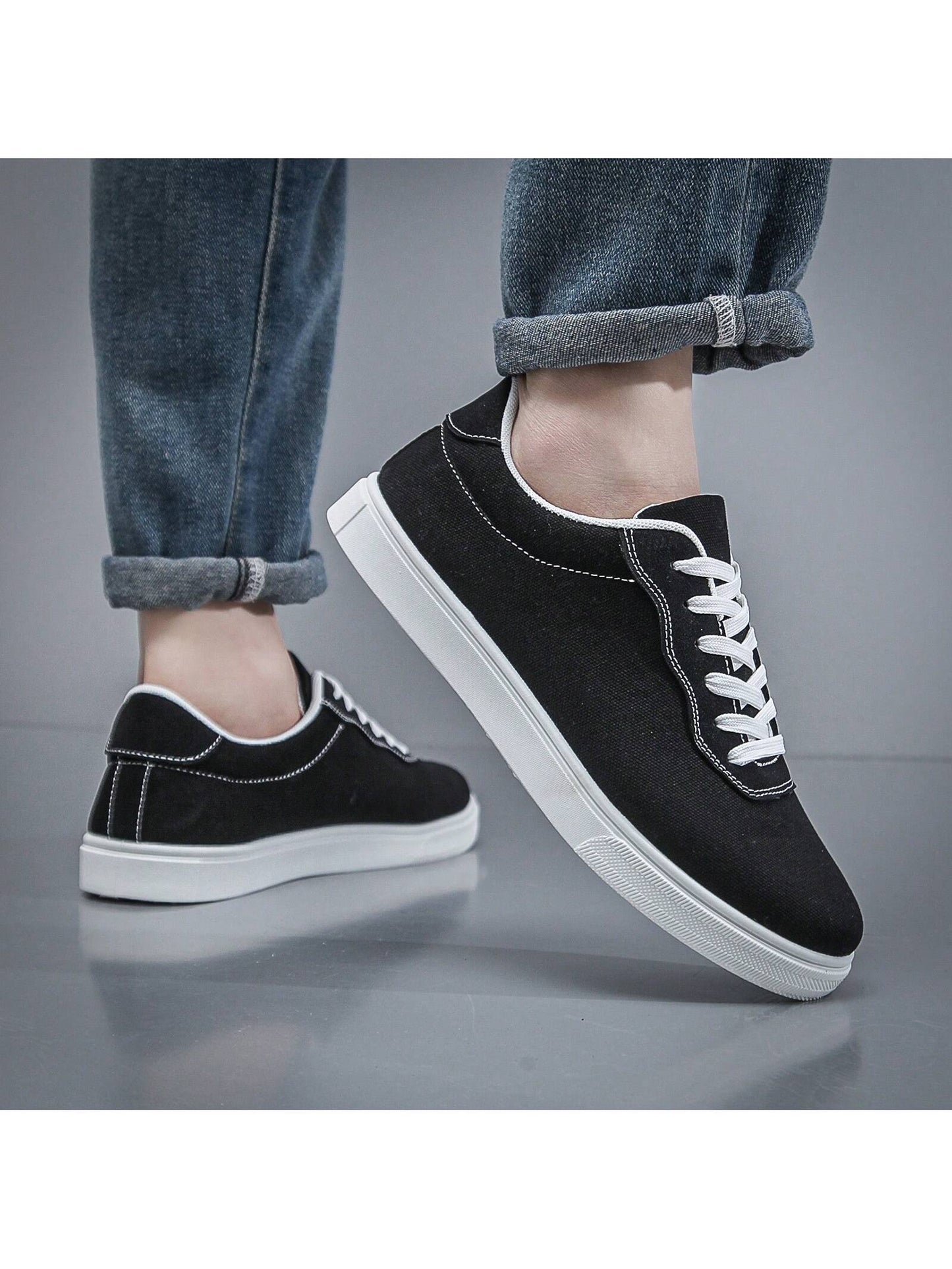 Versatile Men's Slip-On Casual Athletic Shoes